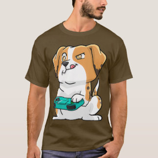 Beagle Gaming Kawaii Geschenk für Gamer und Hund T-Shirt