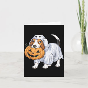 Beagle Geist Hund Halloween Karte
