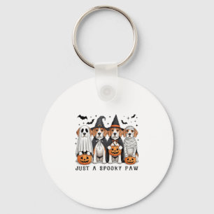 Beagle-Geist Süßer Hund Halloween Erntedankfest Schlüsselanhänger