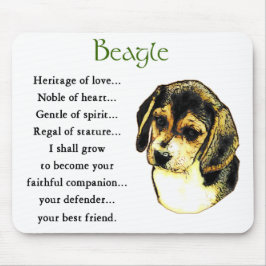 Beagle Geschenke Mousepad