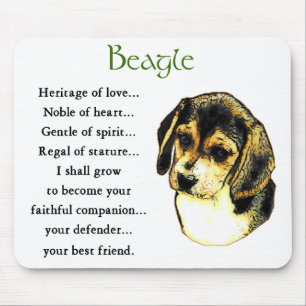 Beagle Geschenke Mousepad