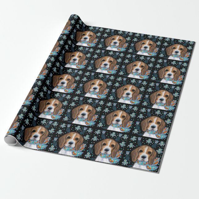 Beagle Geschenkpapier (Ungerollt)