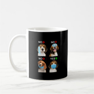 Beagle Gesichtsmaske/ Sonnenschein Beagle Kaffeetasse