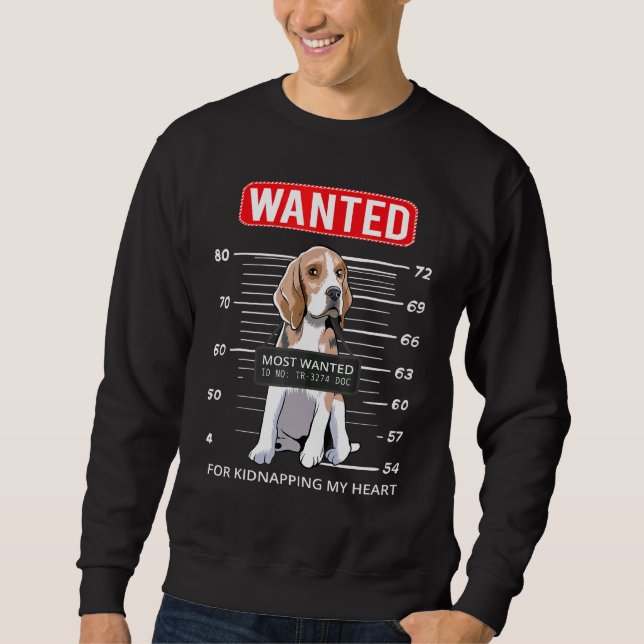 Beagle Gewollt Idee Sweatshirt (Vorderseite)