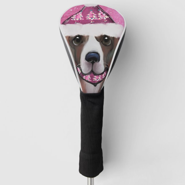 Beagle Golf Headcover (Vorderseite)