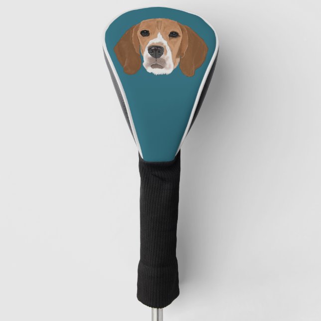Beagle Golf Headcover (Vorderseite)