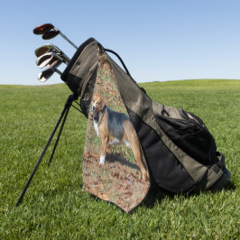 Beagle Golfhandtuch