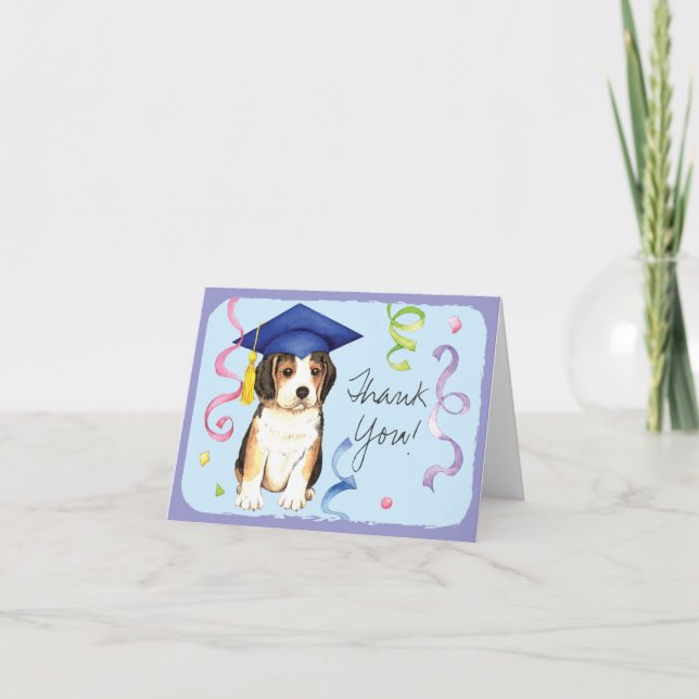 Beagle Graduate Karte (Vorderseite)