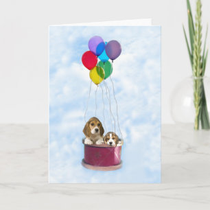 Beagle Grußkarte Feiertagskarte