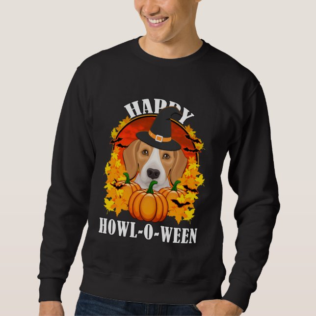 Beagle Halloween  For Dog  Men Women Kids Sweatshirt (Vorderseite)