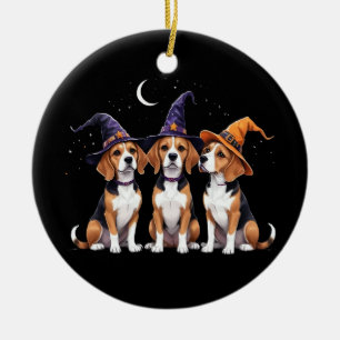 Beagle Halloween Spooky Hund Halloween-Kostüm Keramik Ornament