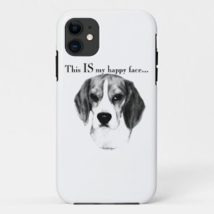 Beagle Happy Face; Happy Beagle; Grumpy Beagle Case-Mate iPhone Hülle