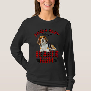 Beagle Haustier Kinda beschäftigt als Beagle Mama T-Shirt