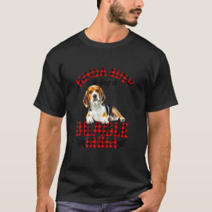 Beagle Haustier Kinda beschäftigt als Beagle Mama T-Shirt
