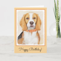 Beagle Hound Dog Malerei Original Tierart
