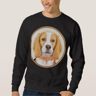 Beagle Hound Dog Malerei Original Tierart Sweatshirt