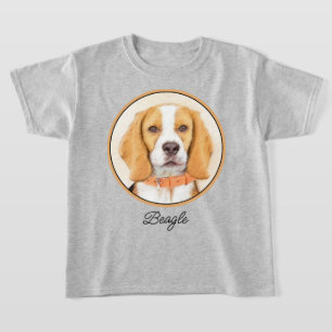 Beagle Hound Dog Malerei Original Tierart T-Shirt