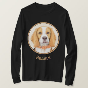 Beagle Hound Dog Malerei Original Tierart T-Shirt