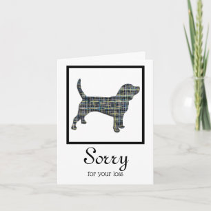 Beagle Hound Hund Begleitheitskarte Karte