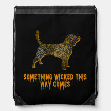 Beagle Hound Hund Silhouette Spaß Halloween