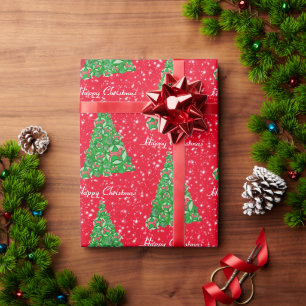 Beagle Hound Hund Weihnachtsbaum Weihnachtsfeierta Geschenkpapier