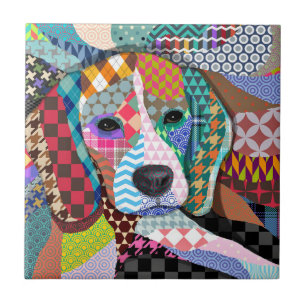 Beagle Hund 161 Fliese