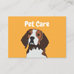 Beagle Hund Hauspflege Beagle Visitenkarte