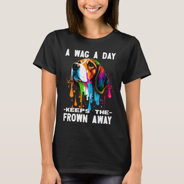 Beagle Hund Hundebesitzer 1 T-Shirt (Vorderseite)