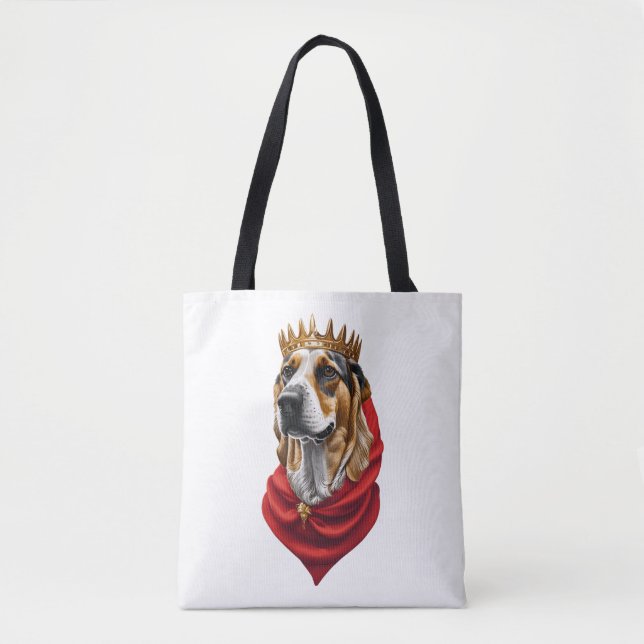 Beagle Hund in einer Krone (Vorderseite)