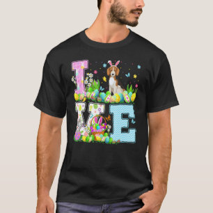Beagle Hund Ostereier Jagd Liebe Beagle Ostersonne T-Shirt