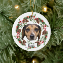 Beagle Hund Personalisiert Haustier Ornament