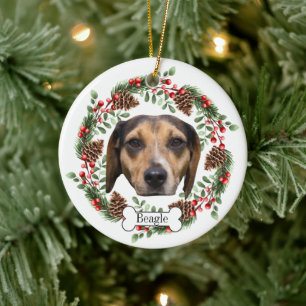 Beagle Hund Personalisiert Haustier Ornament