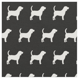 Beagle Hund Silhouette Haustier Stoff