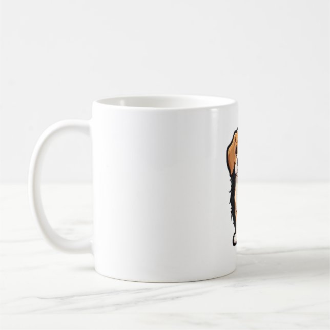 Beagle-Hund-T-Shirt Kaffeetasse (Links)