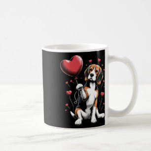 Beagle-Hund Valentinstag Hundebesitzer Valentinsta Kaffeetasse