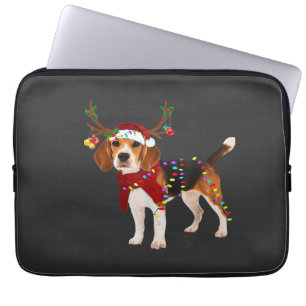Beagle-Hund-Weihnachten Classic T-Shirt Laptopschutzhülle