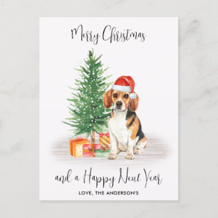 Beagle Hund Weihnachtsbaum Frohe Weihnachten