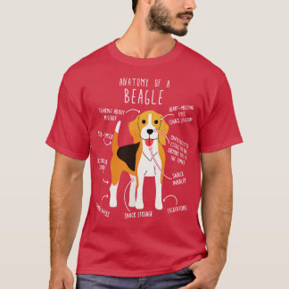 Beagle-Hundanatomie T-Shirt