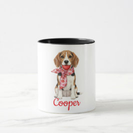 Beagle-Hunde-Kaffeetasse frohen Valentinstag 2026 Tasse