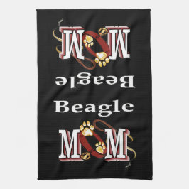 Beagle Hunde MAMA Handtuch