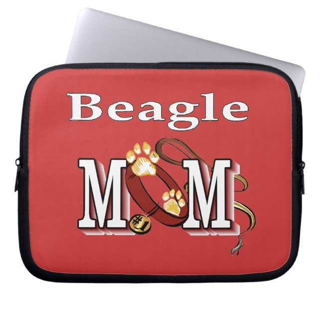 Beagle Hunde MAMA Laptopschutzhülle (Vorderseite)