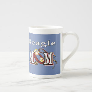 Beagle Hunde MAMA Prozellantasse