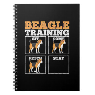Beagle Hunde-Training Hund Notizblock