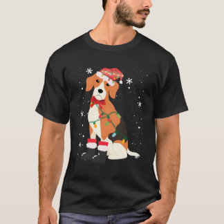 Beagle Hunde Tree Xmas Mama Vater Geschenke für We T-Shirt
