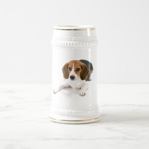 Beagle-Hundebier Stein Bierglas