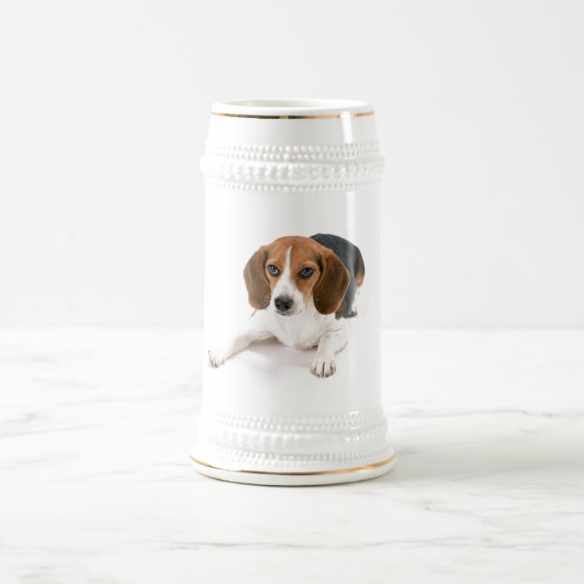 Beagle-Hundebier Stein Bierglas (Mittel)
