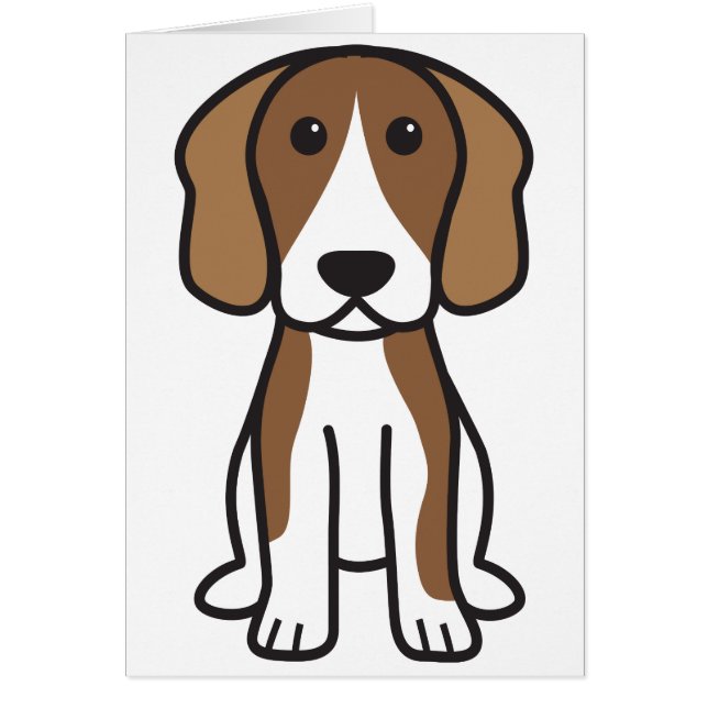 Beagle-HundeCartoon (Vorne)