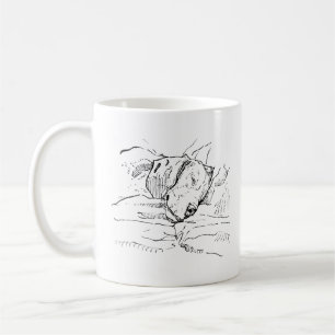 Beagle-Hundefan Illustration Kaffeetasse