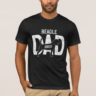 Beagle-Hundefreund Papa Welpenvater T-Shirt