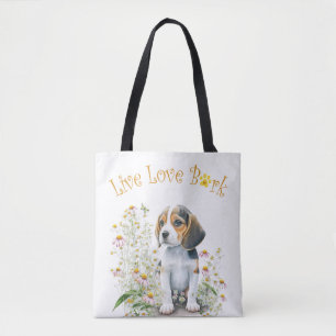 Beagle-Hundemama Blumen